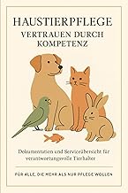 Haustierpflege Buch – Pflegedokumentation & Gesund